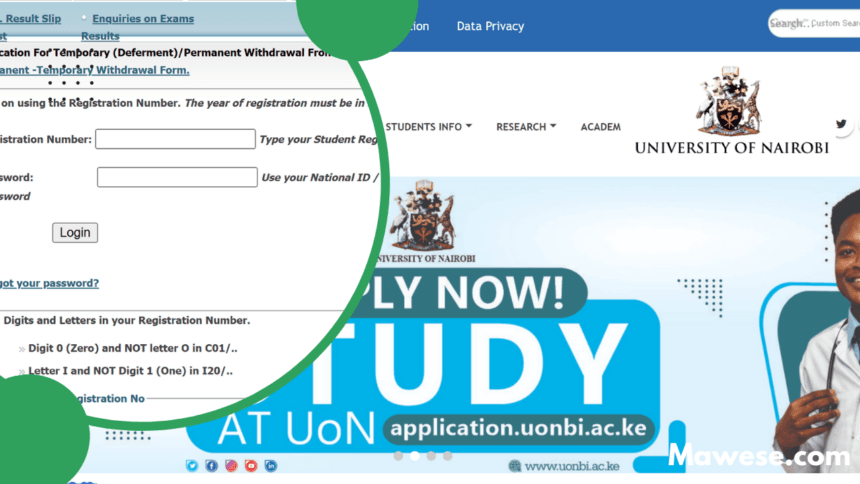 UON STUDENTS PORTAL