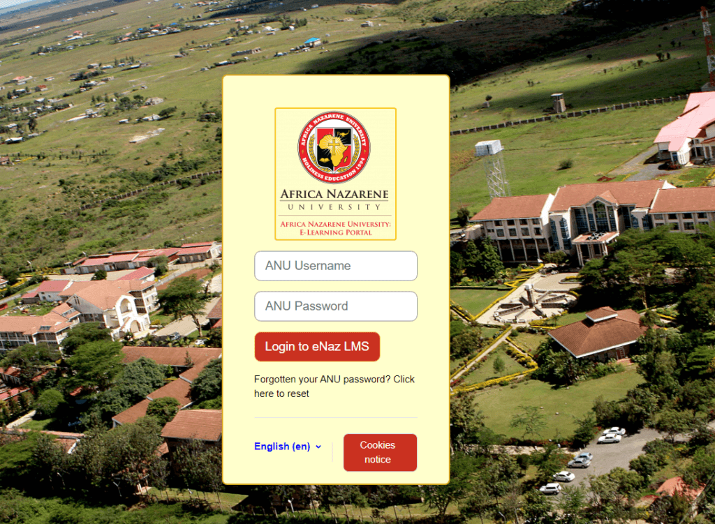 ANU e-learning Portal