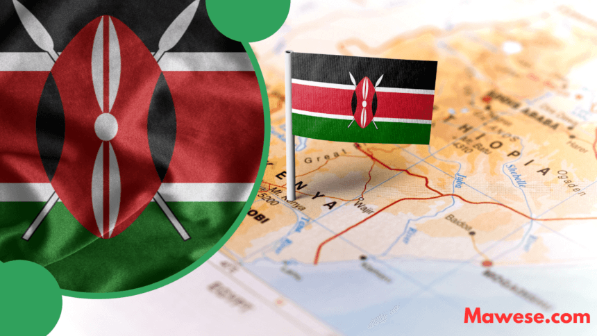 kenya map