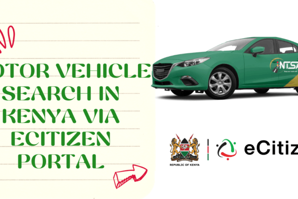 Motor Vehicle Search in Kenya Via eCitizen Portal