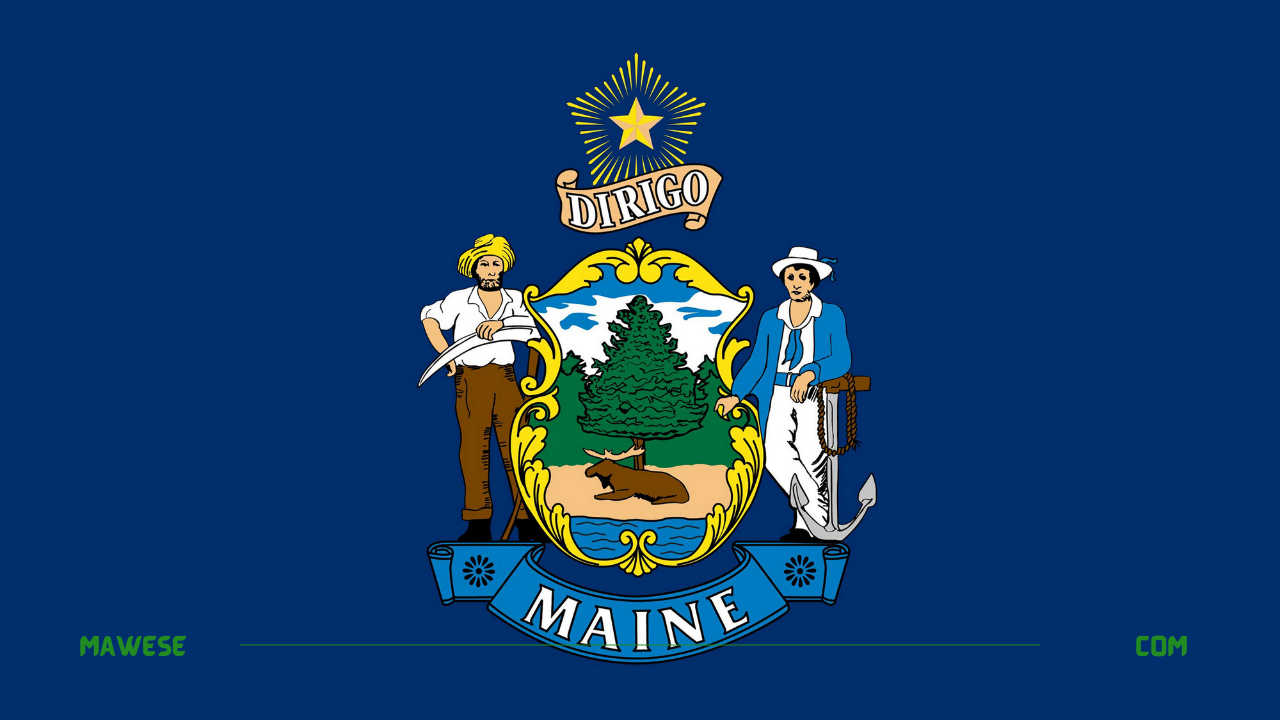 Maine flag