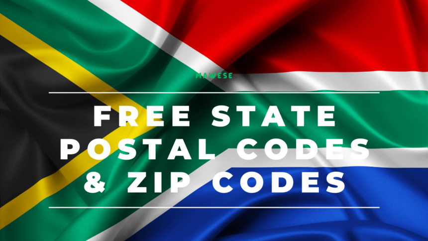 Free State Postal Codes