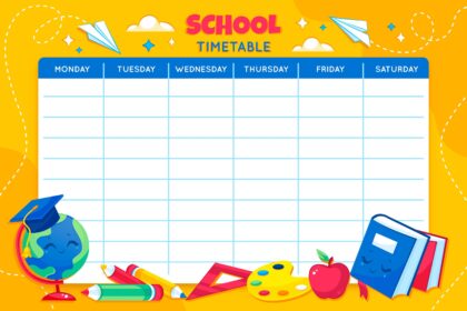 school calendar